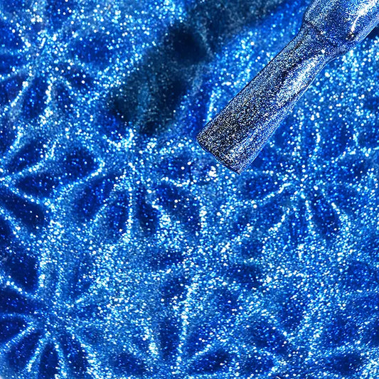 Deep Ocean HEMA Free Pletinum Cat Eye Gel Polish