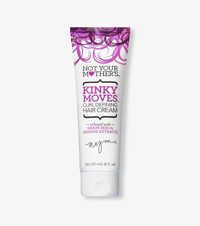 Add definition and shine to your curls with Curl Talk Kinky Moves Curl Cream.