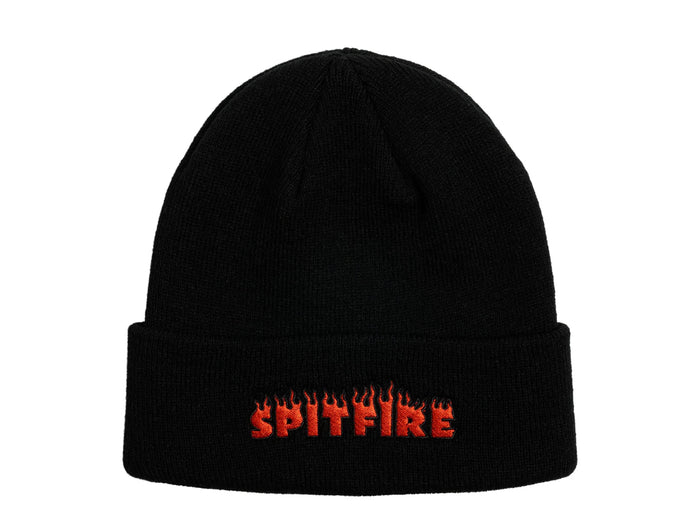 Demon Seed Cuff Beanie - Black