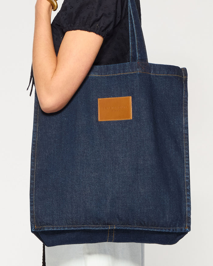 Serena Bute London | Tote Bag | Dark Denim 2