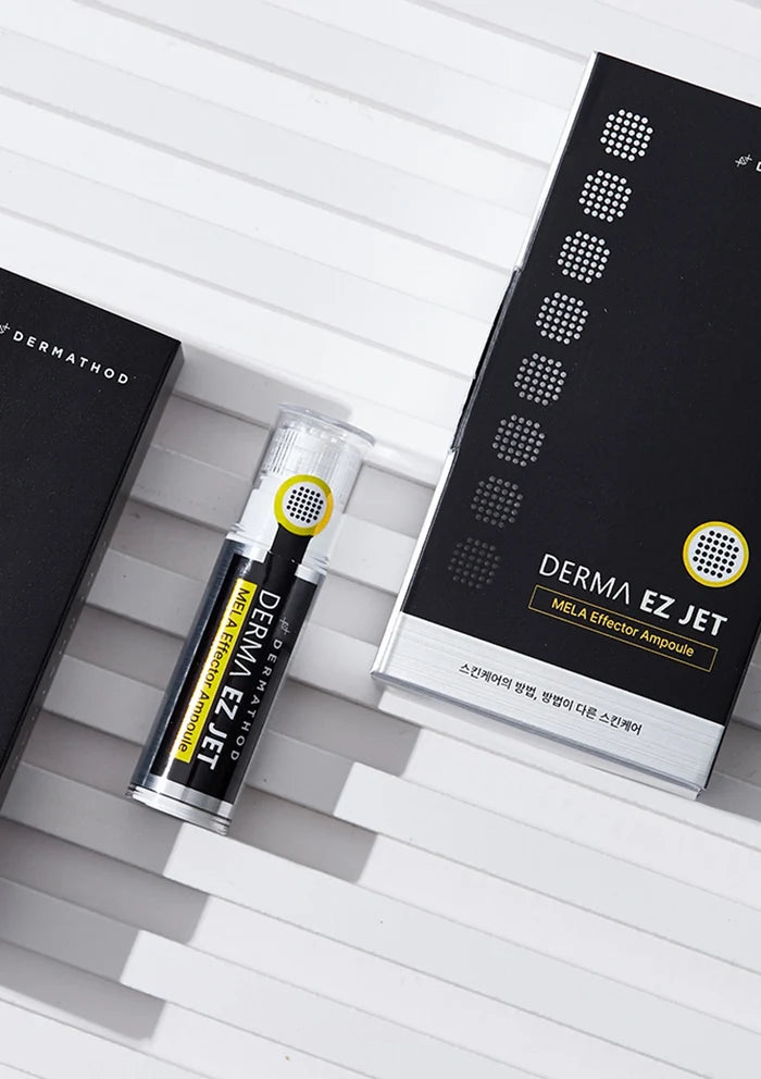 DERMA EZ JET product with packaging on a white background
