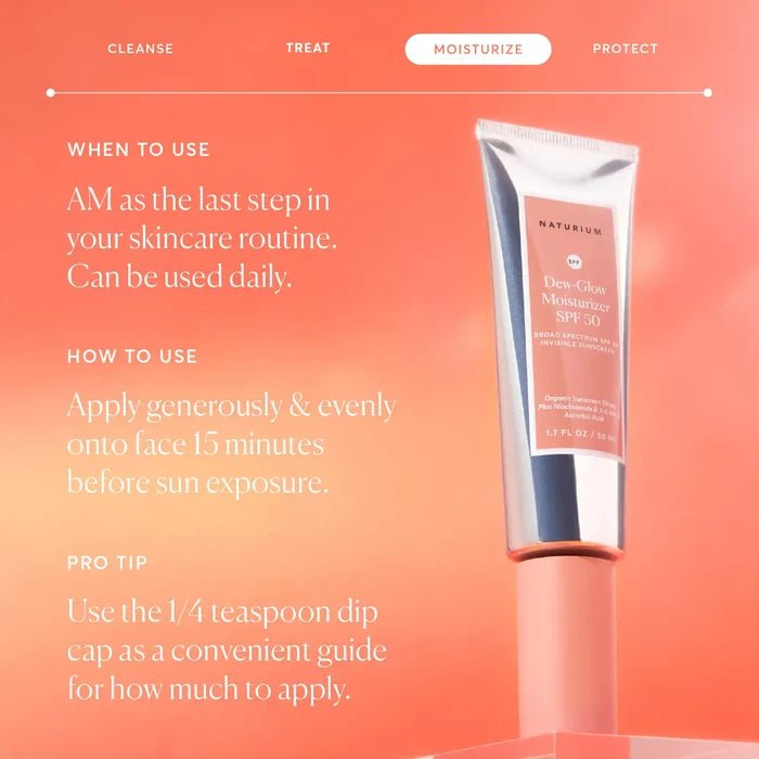 Dew-Glow Moisturizer SPF 50 - Travel Size