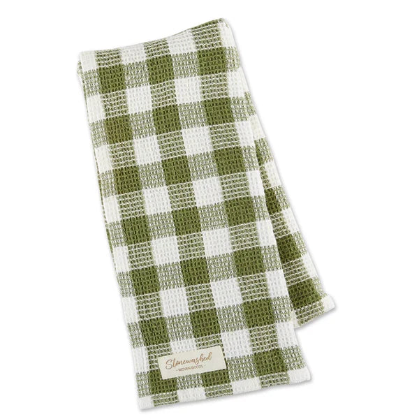 DI Washed Waffle Dish Towel