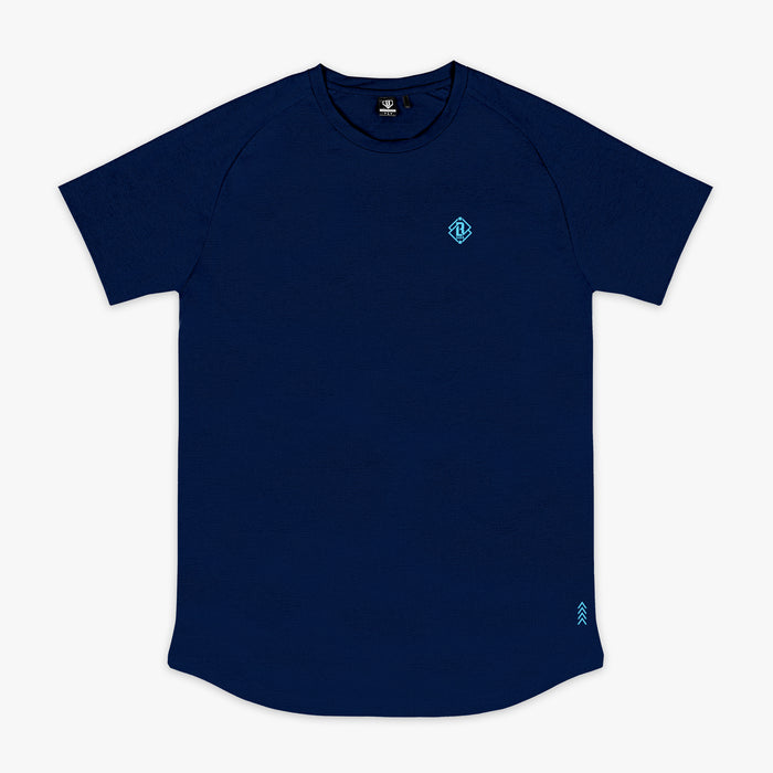 performance athletic shirt in navy