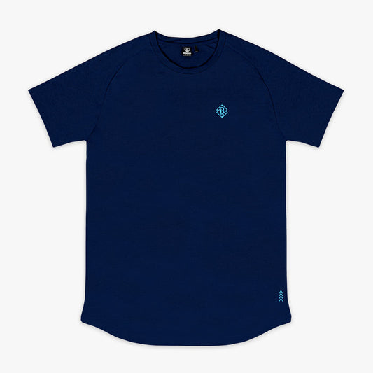 performance athletic shirt in navy