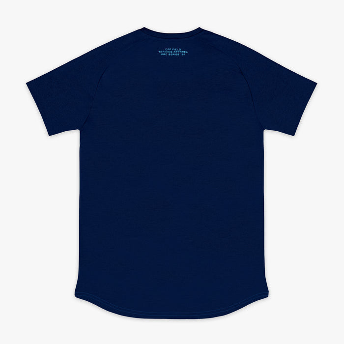 performance athletic shirt in navy