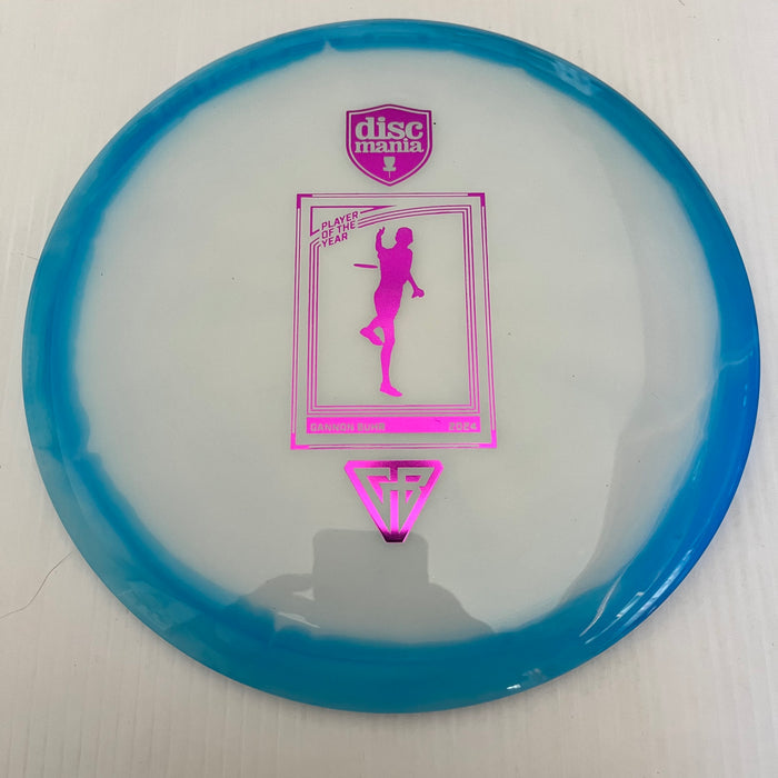 Blue Alloy with a White Plate/Purple Stamp/173g