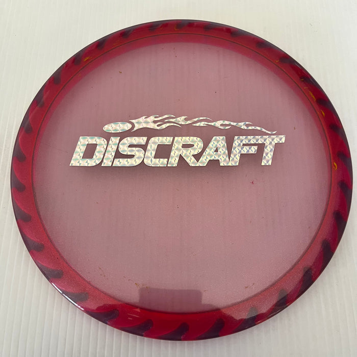 Reddish Pink & Clear/Silver Holo Shatter Stamp/173-174g 22