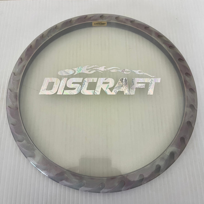 Clear & Lavender/Silver Discraft Stamp/177+g 26