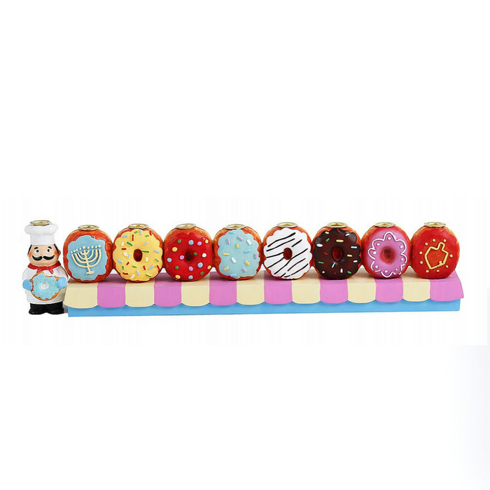 Donut Menorah