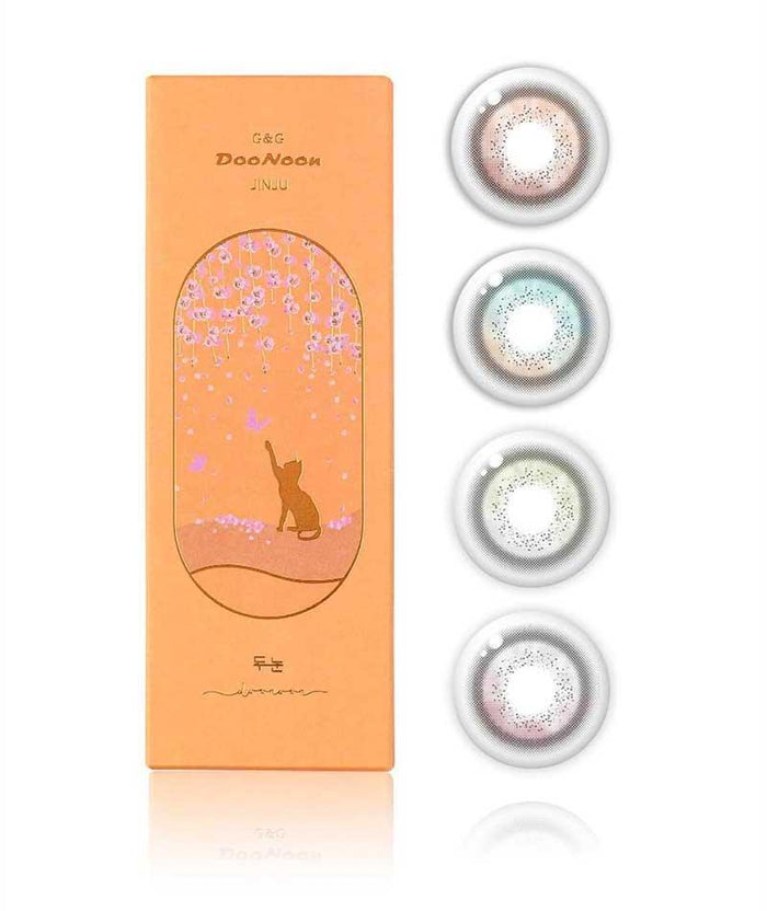 DooNoon Jinju Shell 1-Day Brown (10pk) Colored Contacts Circle Lenses - EyeCandys