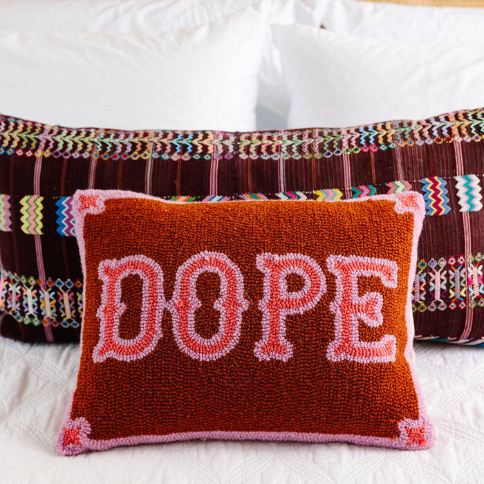 Furbish Studio Dope Pillow with vibrant, colorful design, soft fabric, and decorative throw pillow style.