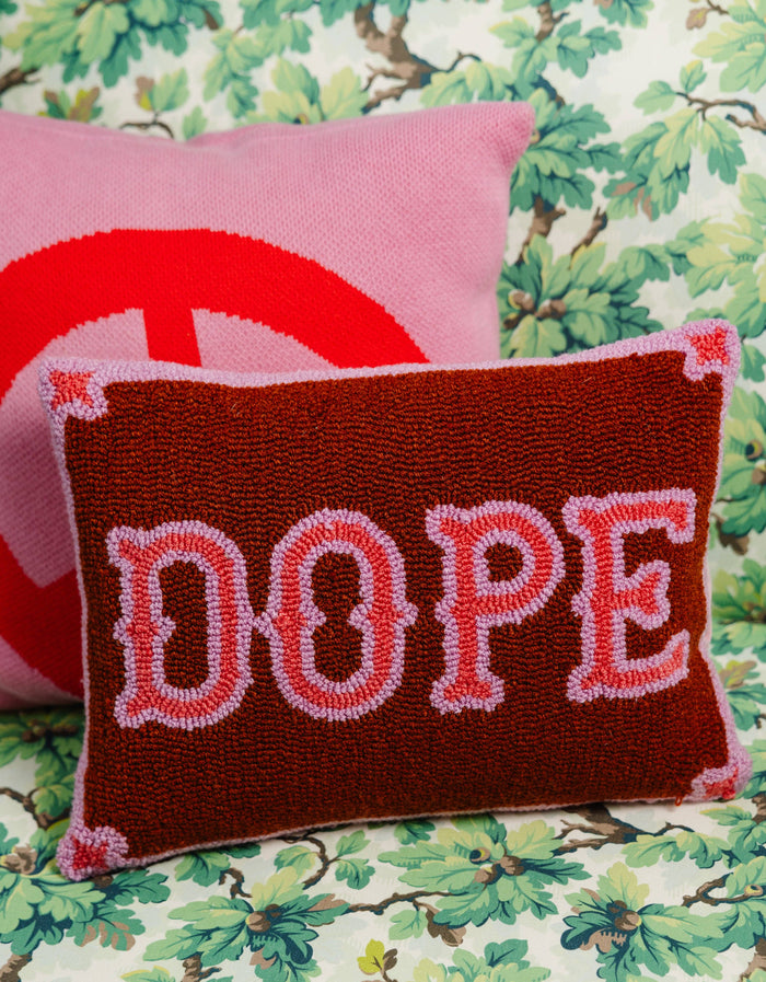 Furbish Studio Dope Pillow with vibrant, contemporary design, soft fabric, and decorative throw pillow for stylish home decor.
