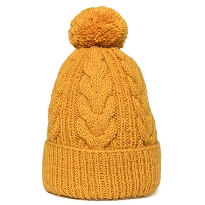 Double Cuff Cap Fisherman - Turmeric by Chamula