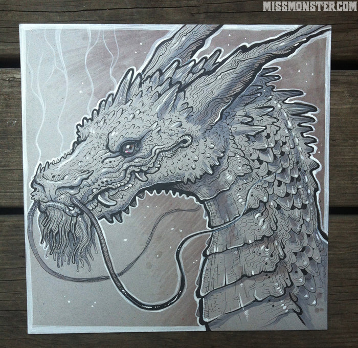 DRAGON- ORIGINAL INK DRAWING