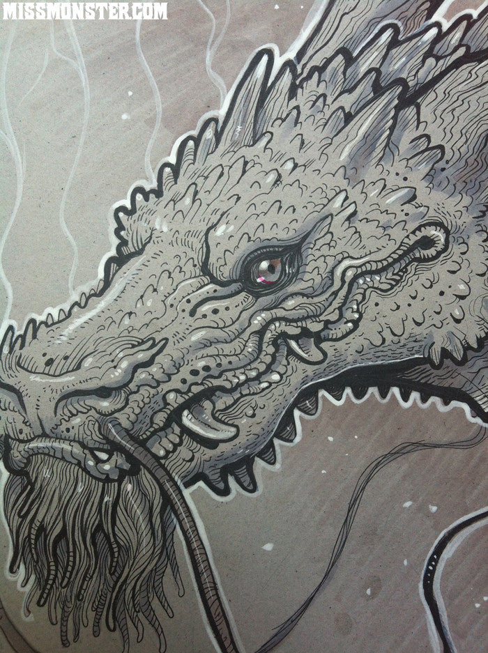 DRAGON- ORIGINAL INK DRAWING