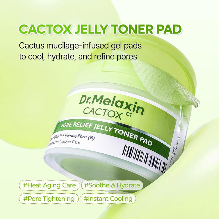Dr.Melaxin Cactox Pore Relief Jelly Toner Pad 60 pads 170 mL