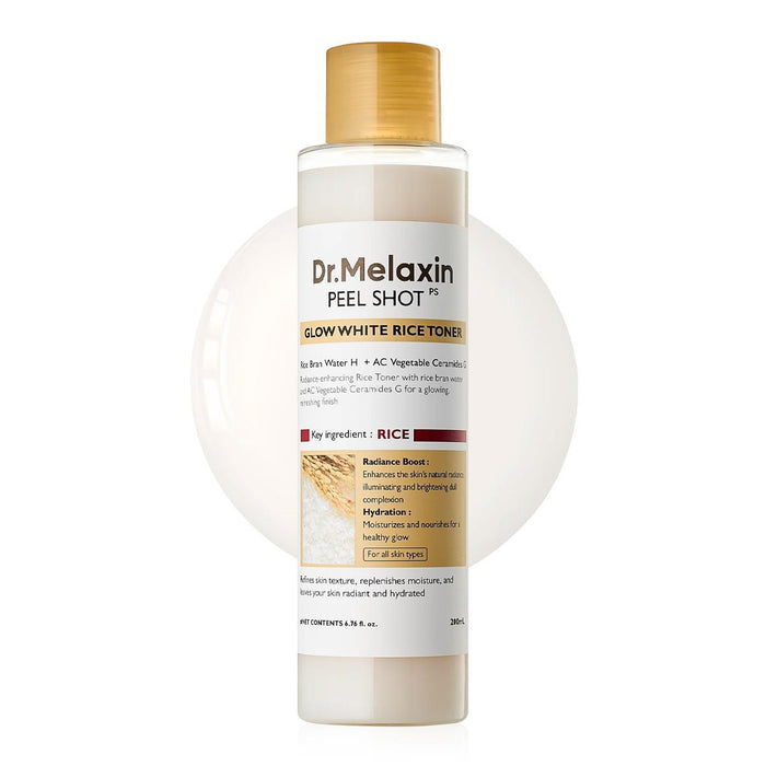 Dr.Melaxin Peel Shot Glow Rice Toner 200 mL