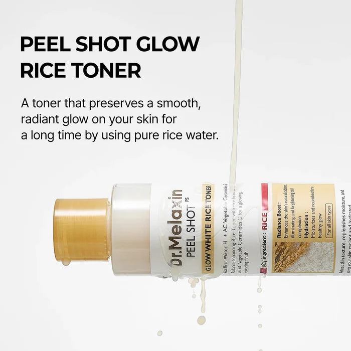 Dr.Melaxin Peel Shot Glow Rice Toner 200 mL