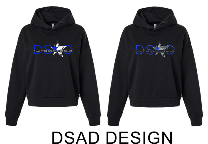 Dual Star ONE SIDED Hoodie- Ladies, Youth, and Unisex