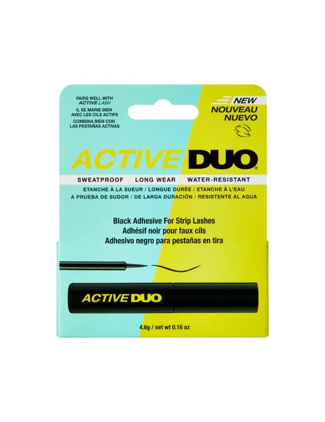 DUO Active New Nouveau Nuevo Black Adhesive For Strip Lashes صمغ الرموش من ديو الاصدار الجديد