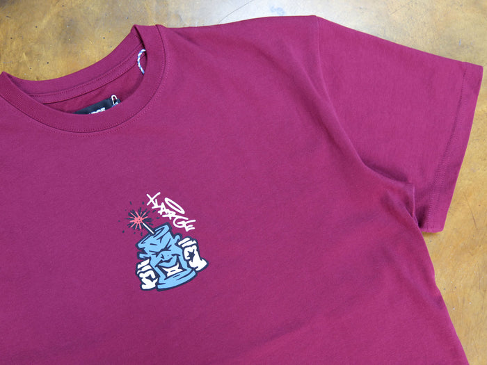 Dynamite T-Shirt - Burgundy