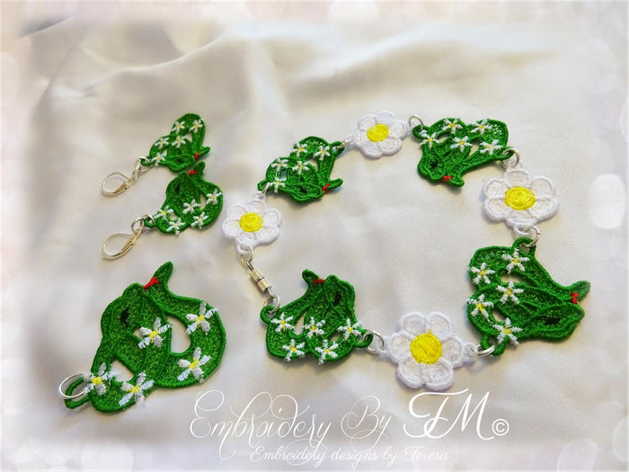 Earrings,pendant and components for bracelet snake/4x4 hoop