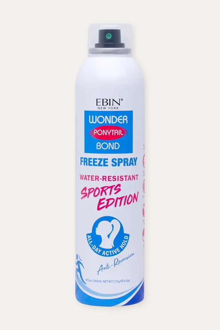 EBIN NEW YORK WONDER PONYTAIL BOND FREEZE SPRAY SPORTS EDITION