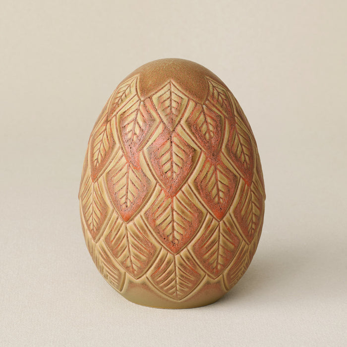 Close-up details of the one-of-a-kind egg.