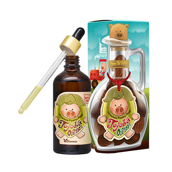 ELIZAVECCA Farmer Piggy Jojoba Oil 100% زيت الجوجوبا النقي من اليزافيكا