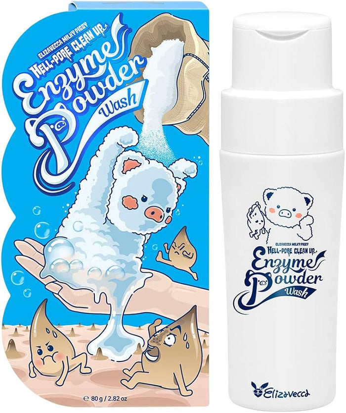 Elizavecca  Milky Piggy Hell-Pore Clean Up Enzyme Powder Wash غسول مسحوق بالانزيمات لتنقية البشرة