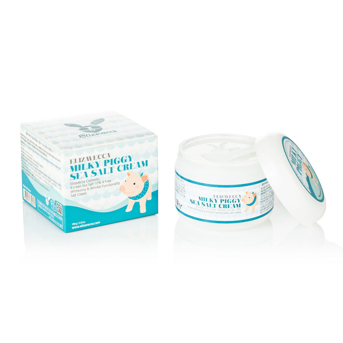 Elizavecca Milky Piggy Sea Salt Cream كريم العناية بالبشرة بملح البحر
