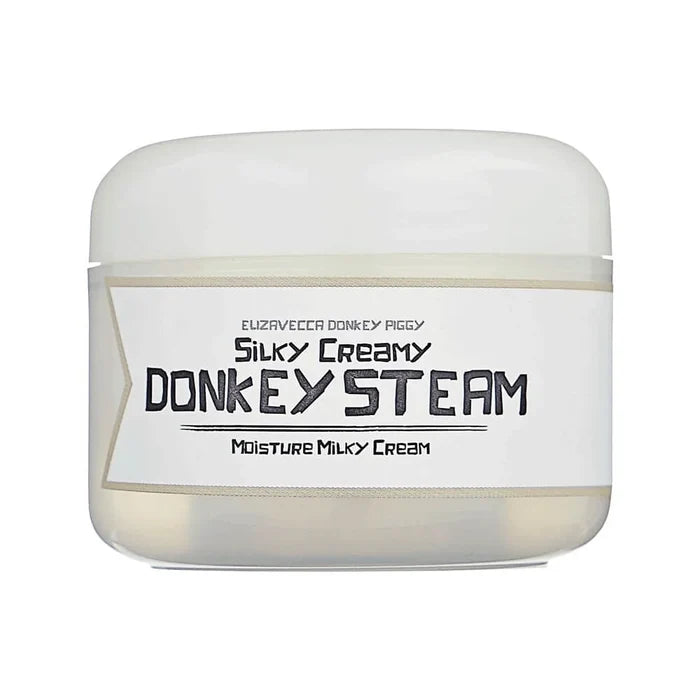 Elizavecca Silky Creamy Donkey Steam Moisture Milky Cream كريم ترطيب وتفتيح لون البشرة