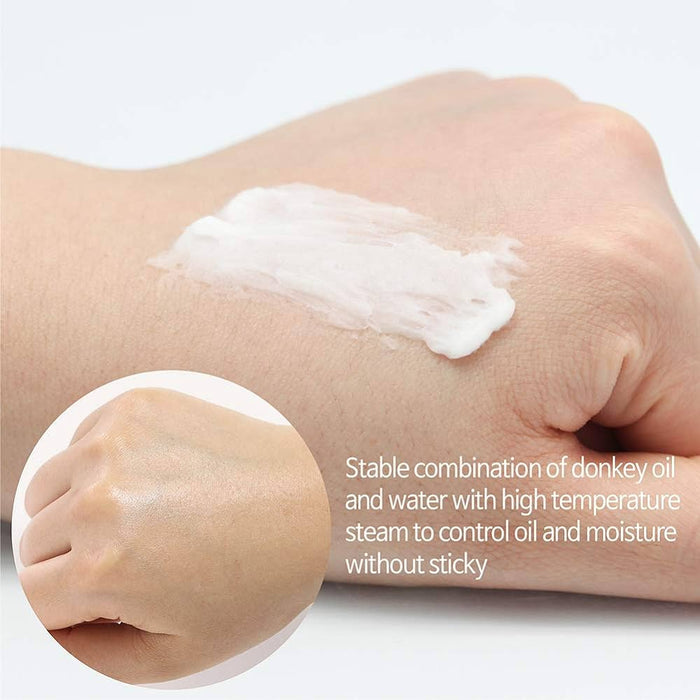 Elizavecca Silky Creamy Donkey Steam Moisture Milky Cream كريم ترطيب وتفتيح لون البشرة