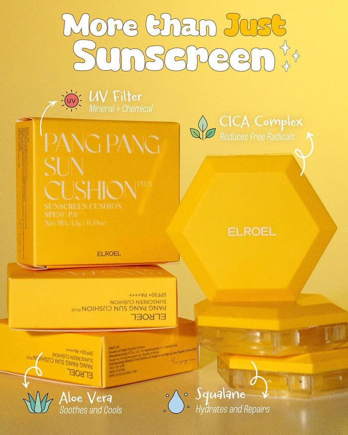 ELROEL Pang Pang Sun Cushion Plus SPF50+ PA++++ 15 g