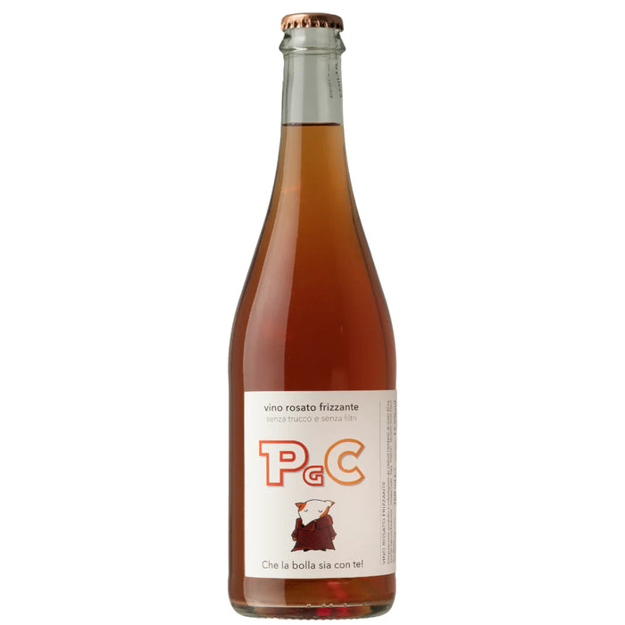 Emilia Pennac PgC Rosato Frizzante 2022 bottle of sparkling rosé wine