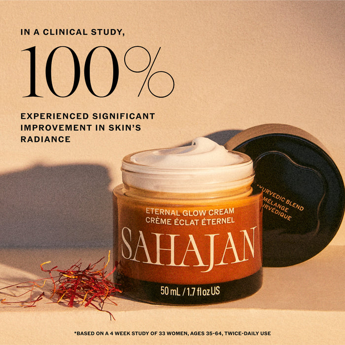 Sahajan-Eternal Glow Cream With Vitamin C, Bakuchiol, Ceramides + Saffron-Skincare-Eternal-Glow-Cream-03-The Detox Market |