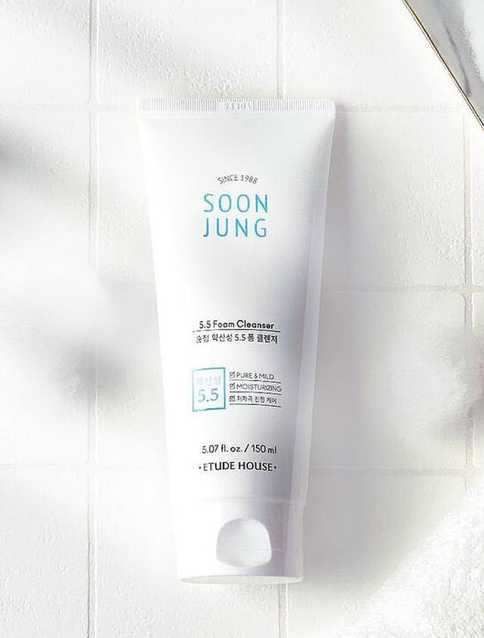 ETUDE HOUSE SOON JUNG 5.5 Foam Cleanser غسول البشرة الرغوي