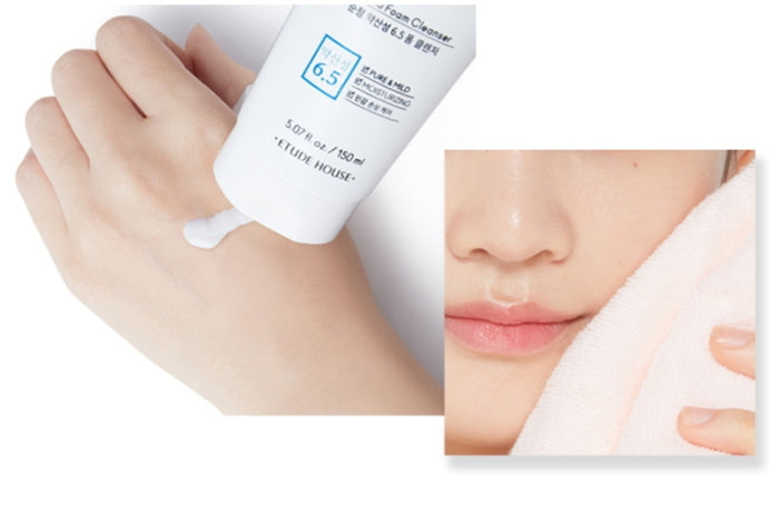 ETUDE HOUSE SOON JUNG 5.5 Foam Cleanser غسول البشرة الرغوي