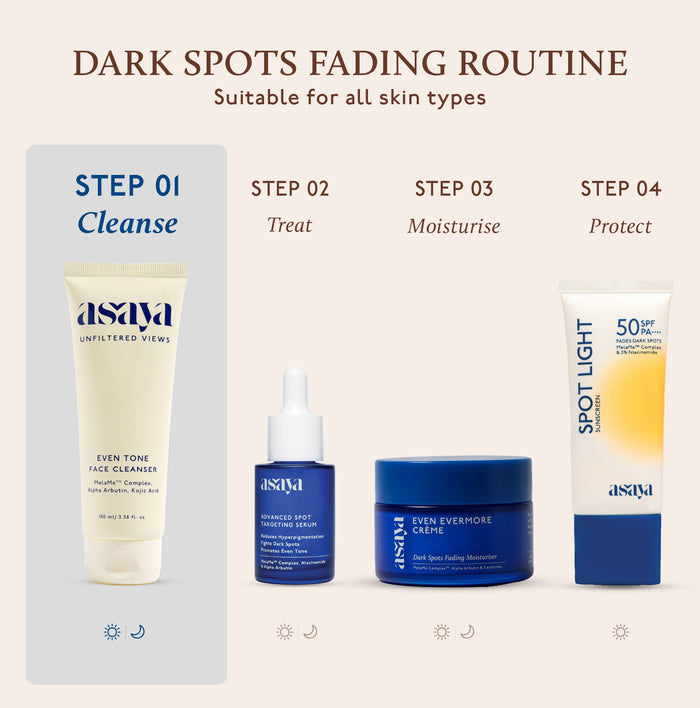 Even Tone Face Cleanser - Face Wash for Dark Spots and Marks