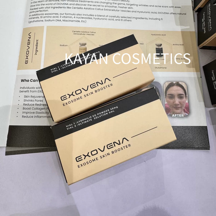 EXOVENA 外泌體水光膠原細毛孔收縮微針精華凍乾安瓶EXOVENA EXOSOME SKIN BOOSTER