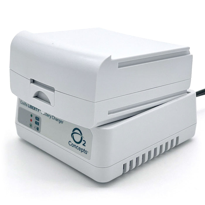 liberty 2 battery charger shown with battery