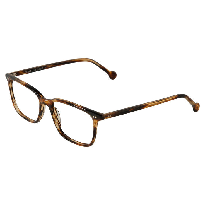 eyeOs - Clint - ZIR - ziricote - reading glasses - readers - rectangle - zyl - acetate - plastic
