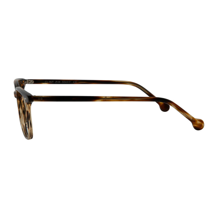 eyeOs - Clint - ZIR - ziricote - reading glasses - readers - rectangle - zyl - acetate - plastic