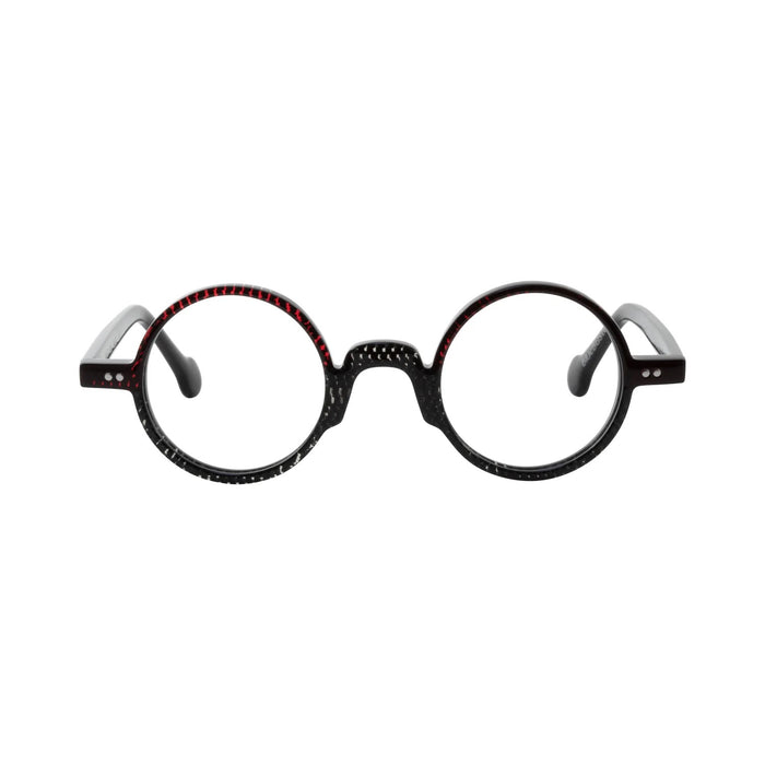 eyeOs - Plato - RES - Red Starlight - Round - reading glasses - readers - zyl acetate - plastic