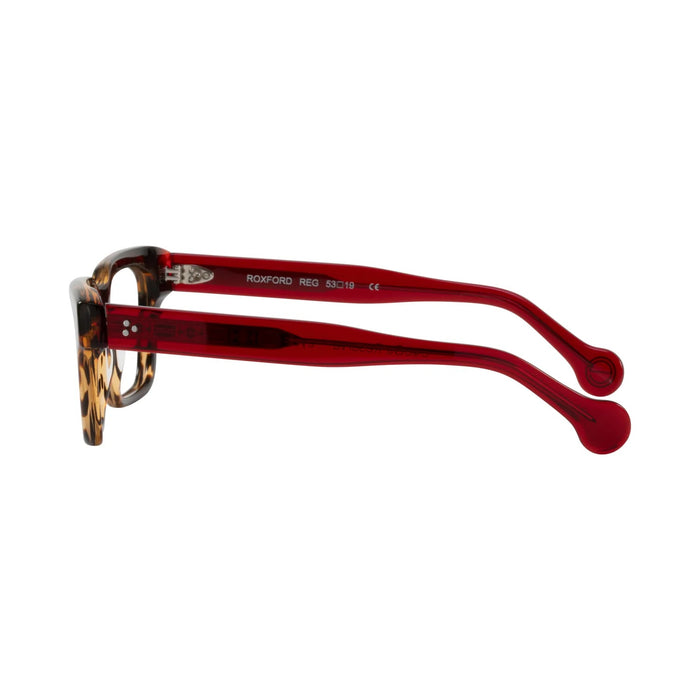 eyeOS - Roxford  - REG - Red Garnet - reading glasses - readers - rectangle - plastic - acetate