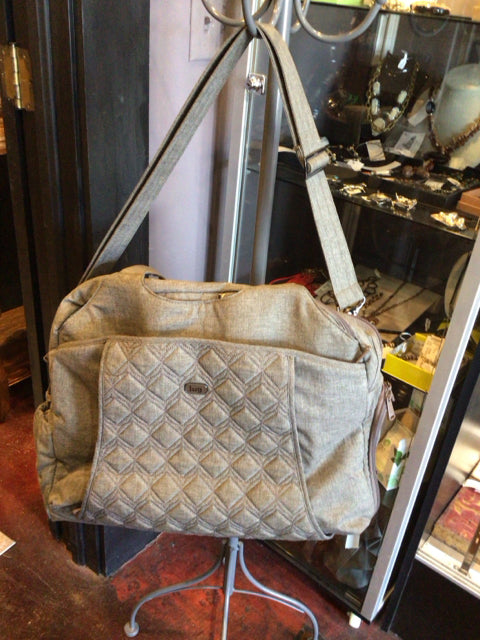 Fabric Gray Luggage