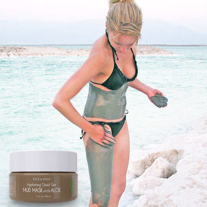 Face & Body Mud Mask with Brush Applicator skincare