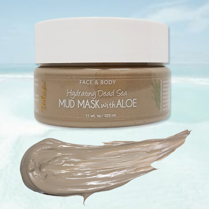Face & Body Mud Mask with Brush Applicator skincare