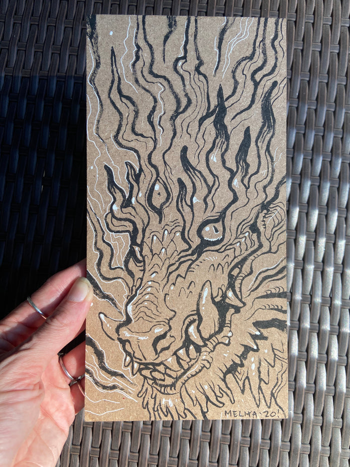FIREBROWS- INK DRAWING